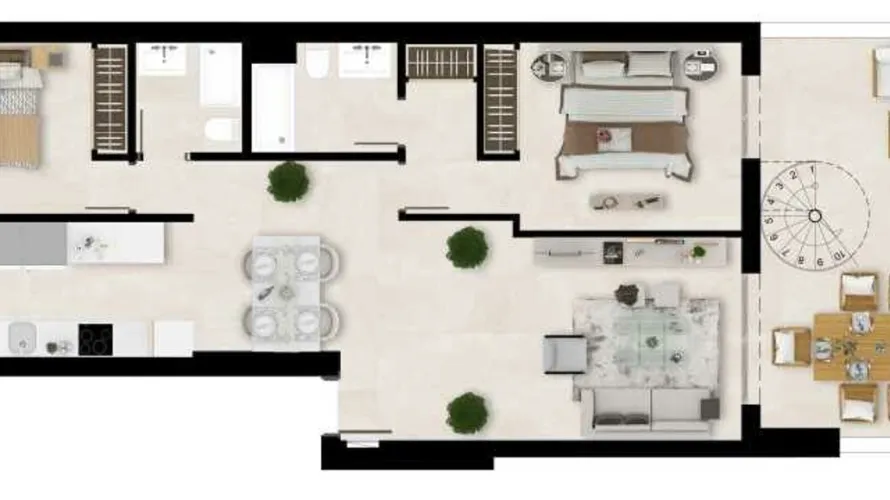 Apartamento de 2 dormitorios en Estepona, Spain No. 553 № 2
