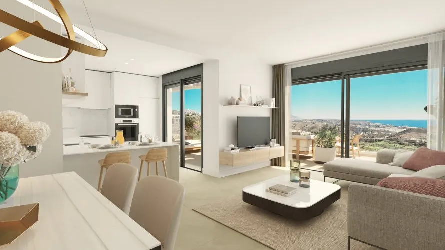 Apartamento de 2 dormitorios en Mijas Costa, Spain No. 266 № 6