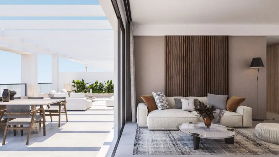 Apartamento de 2 dormitorios en Mijas Costa, Spain No. 236 № 5