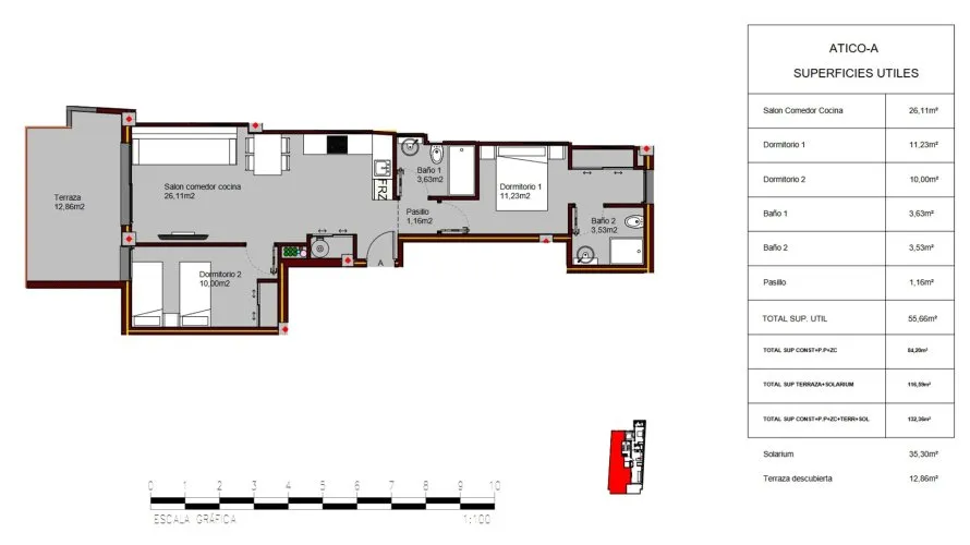 Apartamento de 2 dormitorios en Alegria Residencial XIX Torrevieja, Spain No. 57