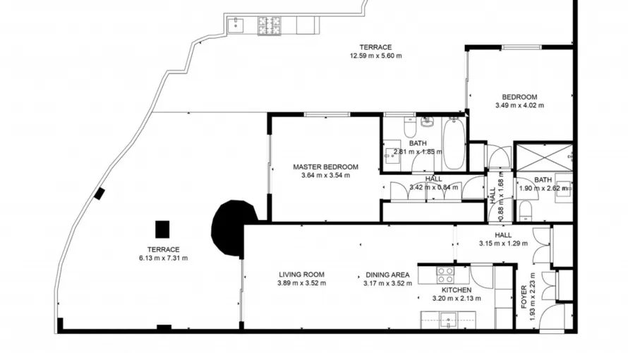 Apartamento de 2 dormitorios en Benahavís, Spain No. 717 № 14