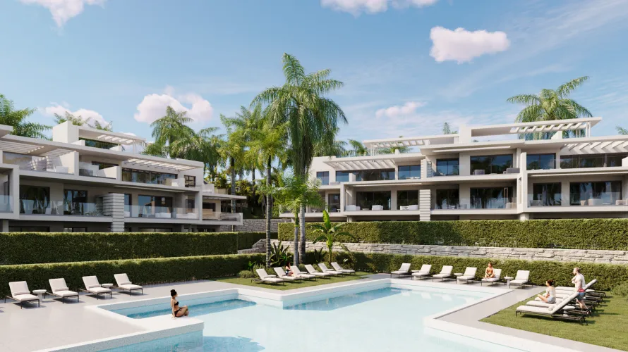 Apartamento de 2 dormitorios en Estepona, Spain No. 562 № 2