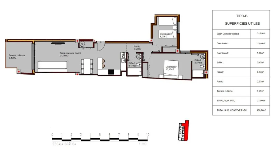 Apartamento de 2 dormitorios en Alegria Residencial XIX Torrevieja, Spain No. 56