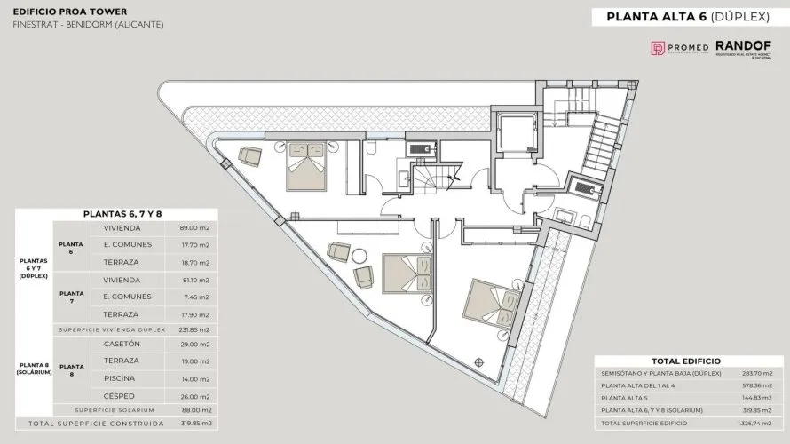 Ático de 3 dormitorios en Finestrat, España No. 2078 № 14