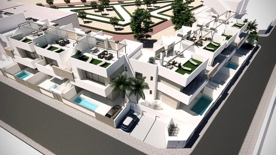 Bungalow de 3 dormitorios en Pilar de la Horadada, España No. 2308 № 1