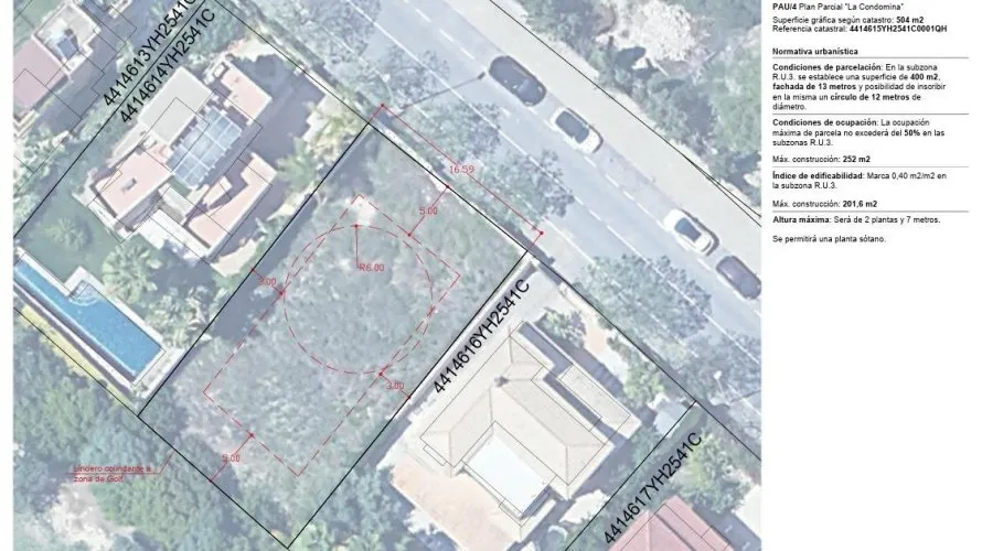 Parcela de 252m² en Alicante, España No. 2560