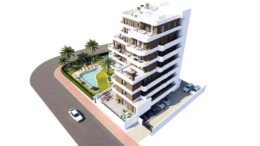 Apartamento de 2 dormitorios en Guardamar del Segura, España No. 1508 № 3