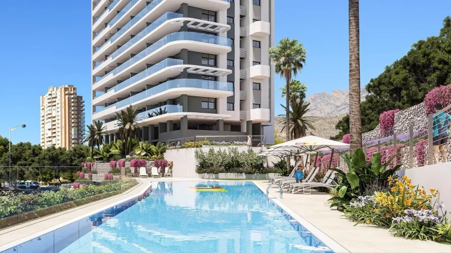 Apartamento de 2 dormitorios en Benidorm, España No. 1773 № 1