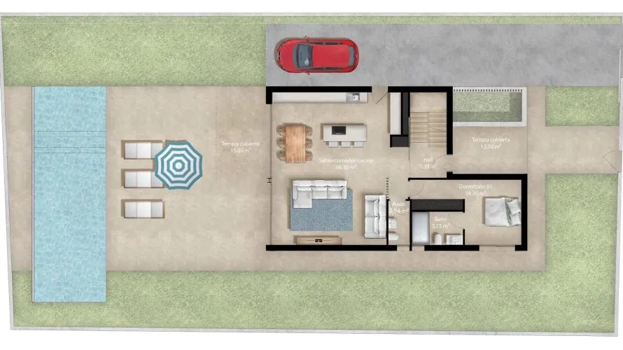Villa de 4 dormitorios en La Zenia, España No. 1600 № 7