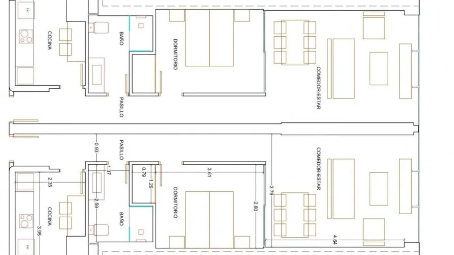 Apartamento de 1 dormitorio en Benidorm, España No. 1588 № 1