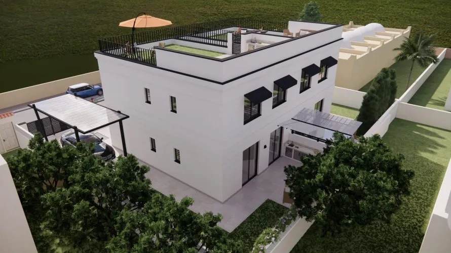 Bungalow de 3 dormitorios en Nueva Torrevieja, España No. 2133 № 2