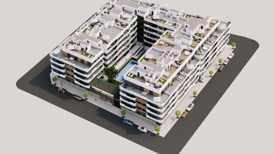 Apartamento de 2 dormitorios en Santa Pola, España No. 2169
