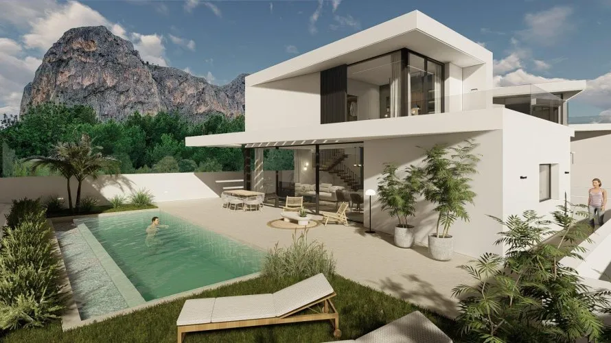 Villa de 3 dormitorios en Polop, España No. 2044 № 6