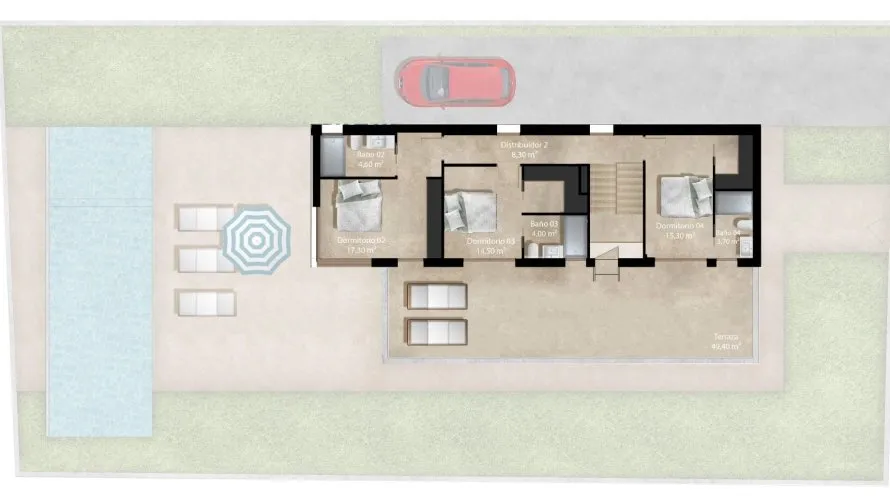 Villa de 4 dormitorios en La Zenia, España No. 1600 № 6