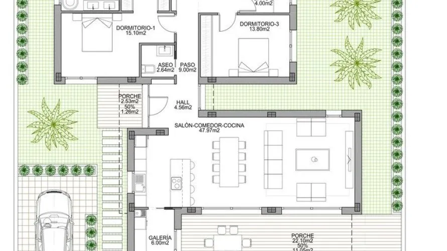 Villa de 3 dormitorios en Benijófar, España No. 1648 № 6