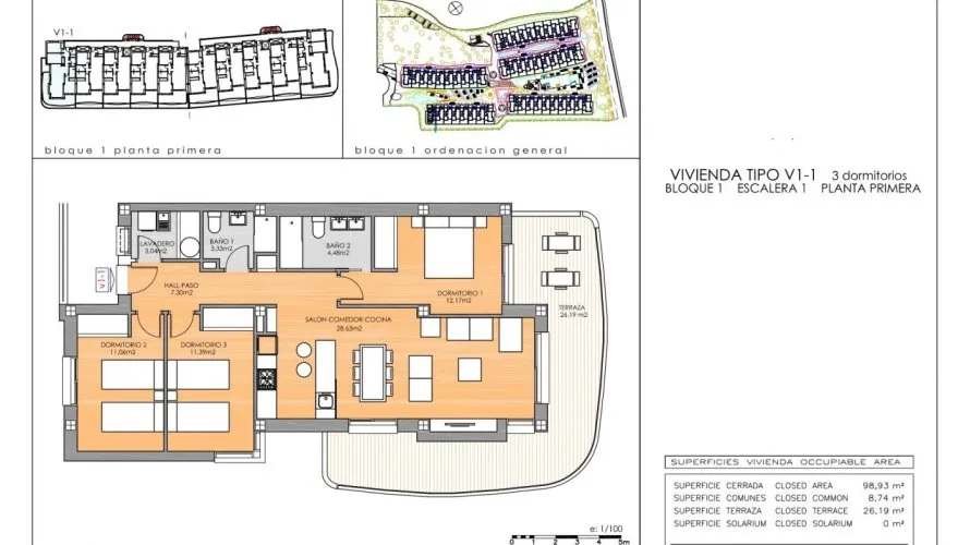 Apartamento de 3 dormitorios en Playa Flamenca II, España No. 1630 № 8