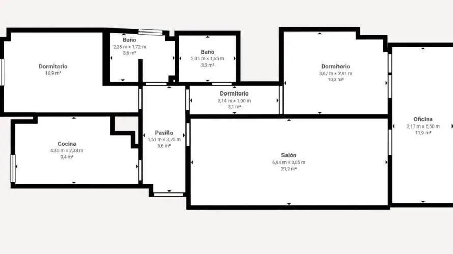 Apartamento de 2 dormitorios en Villajoyosa, España No. 2913 № 1