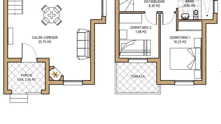 Dúplex de 3 dormitorios en La Zenia, España No. 3275 № 27
