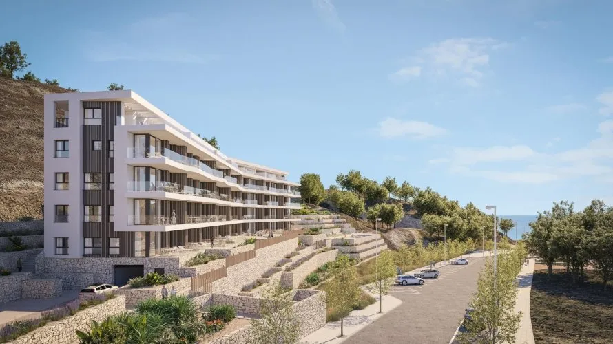 Apartamento de 2 dormitorios en Villajoyosa, España No. 3383