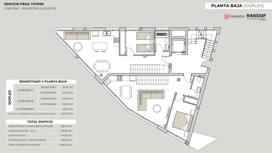 Penthouse de 3 chambres à Finestrat, Espagne No. 2078 № 11
