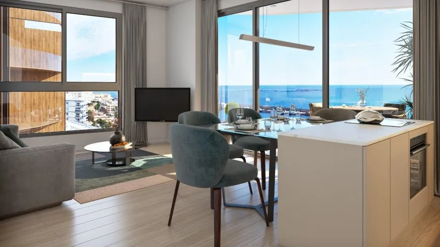 Apartment de 2 chambres à Villajoyosa, Espagne No. 1554