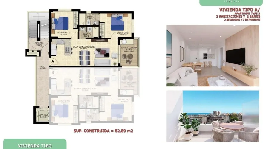Apartment de 2 chambres à Torrevieja, Espagne No. 2356 № 5