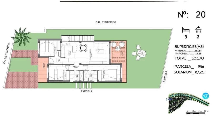 Villa de 3 chambres à Algorfa, Espagne No. 1856 № 6