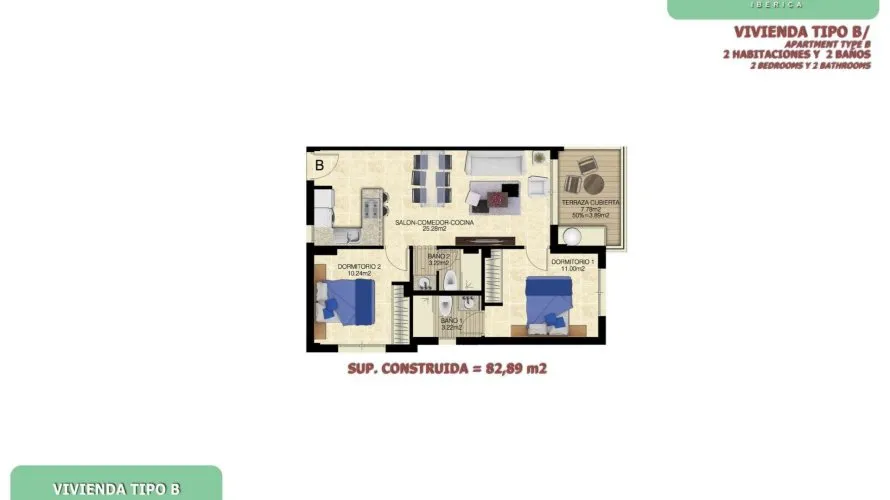 Apartment de 2 chambres à Torrevieja, Espagne No. 2356 № 4