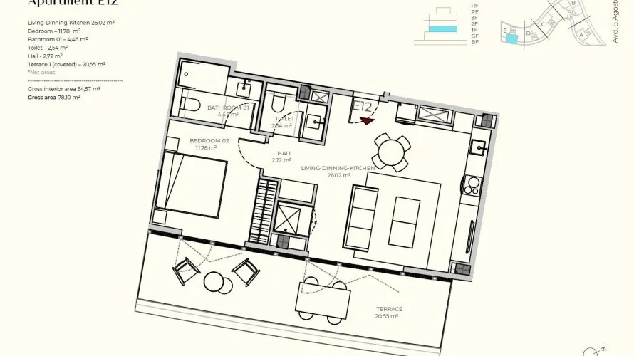 Apartment de 1 chambre à Talamanca, Spain No. 2580 № 12