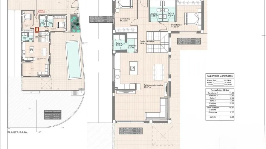 Villa de 3 chambres à San Fulgencio, Espagne No. 1467