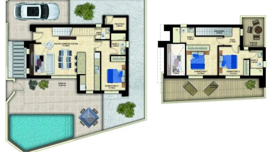 Villa de 3 chambres à Benijofar, Espagne No. 1699 № 4