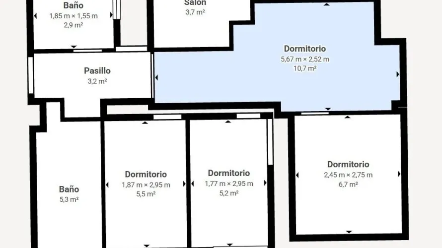 Apartment de 1 chambre à Tavernes de la Valldigna, Espagne No. 3095