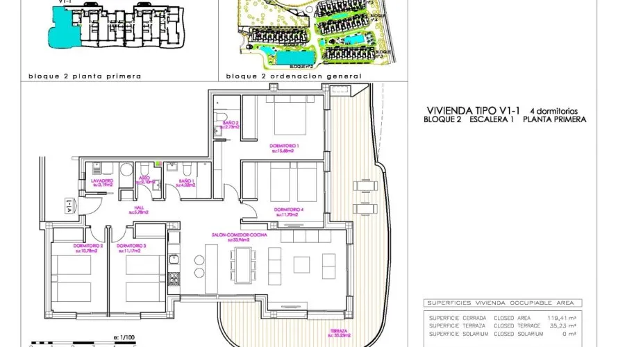 Apartment de 4 chambres à Playa Flamenca II, Espagne No. 3377 № 8
