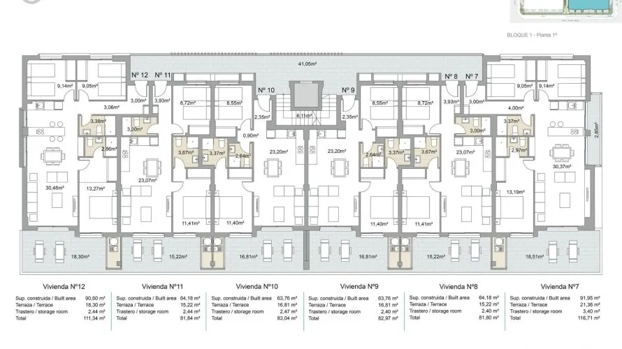 Apartment de 2 chambres à Pilar de la Horadada, Espagne No. 3396 № 8