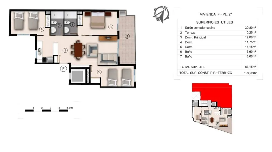 Квартира с 3 спальнями в Alegria Residencial XX, Торревьеха, Испания №60