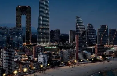 Квартира с 1 спальней в Бенидорм, Испания №1512