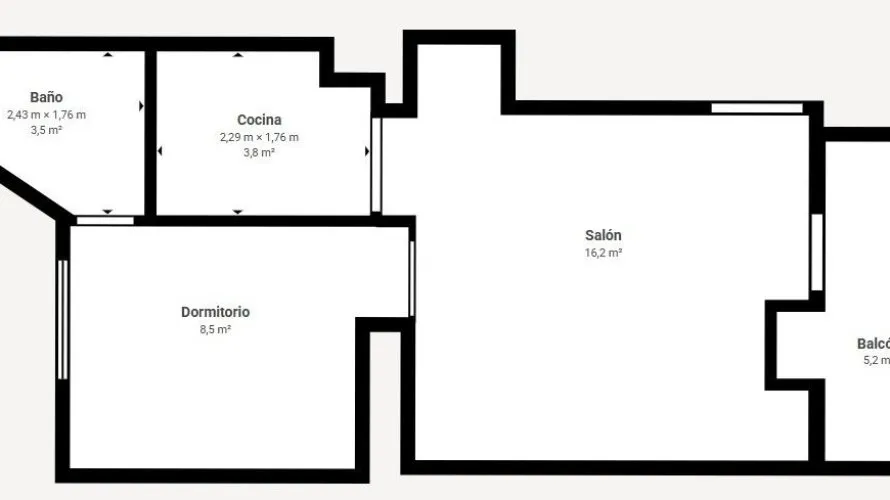Квартира 44м² в Торревьеха, Испания №3030