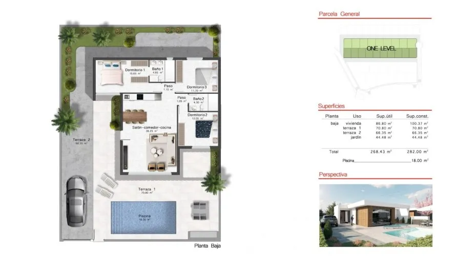 3 bedrooms villa for sale, Banos Y Mendigo, Spain No. 1697 № 2