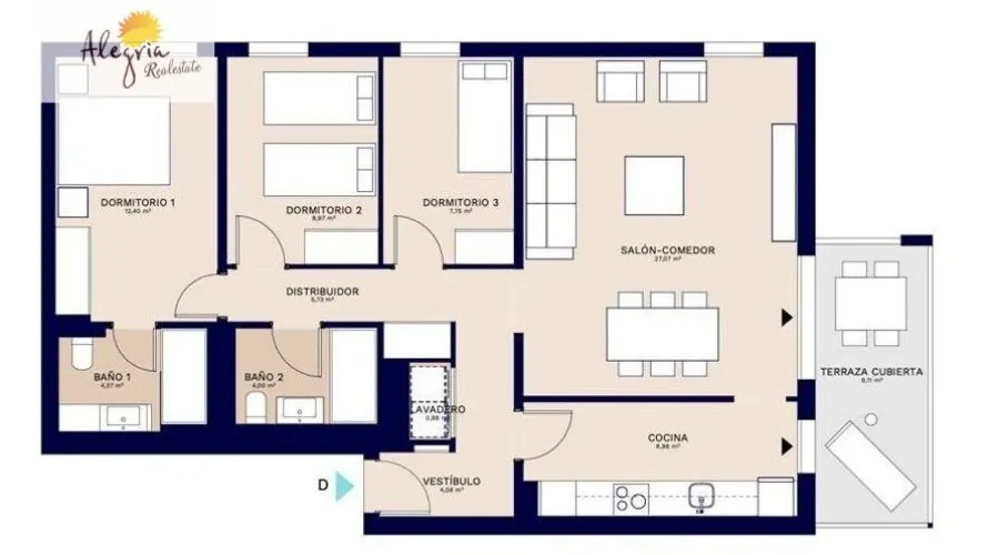 3 bedrooms apartment for sale, Godella, Spain No. 2512 № 9