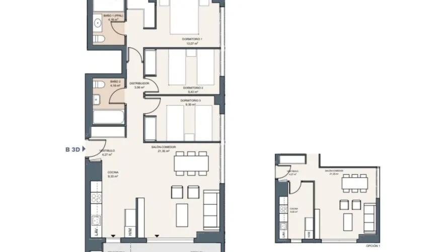 3 bedrooms apartment for sale, Alicante, Spain No. 1638 № 1