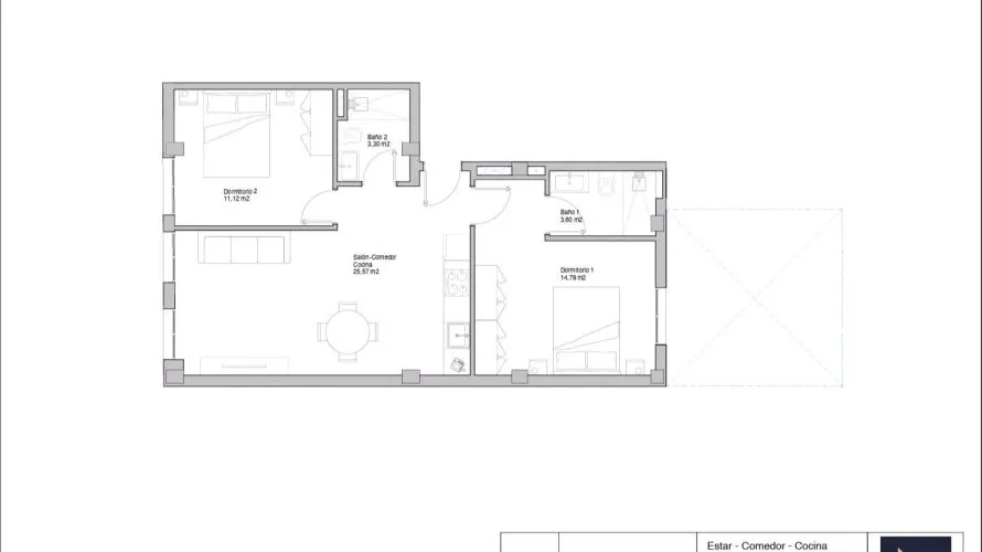 2 bedrooms apartment for sale, Alicante, Spain No. 2369 № 20