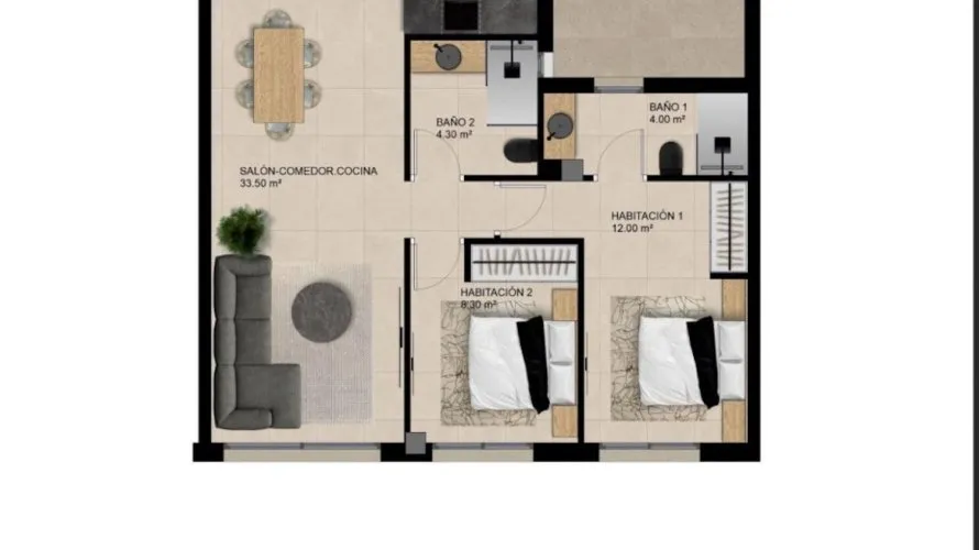2 bedrooms apartment for sale, Elche, Spain No. 2772 № 6